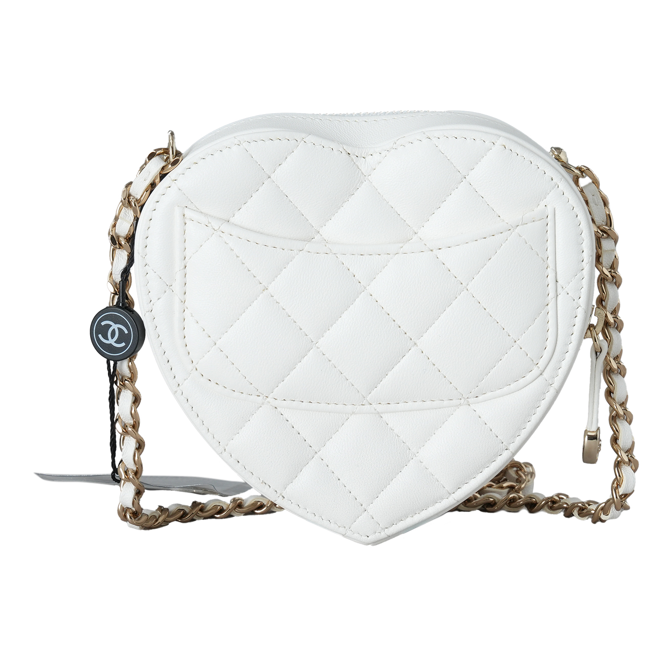 CHANEL(USED)샤넬 AP2784 램스킨 하트백 스몰