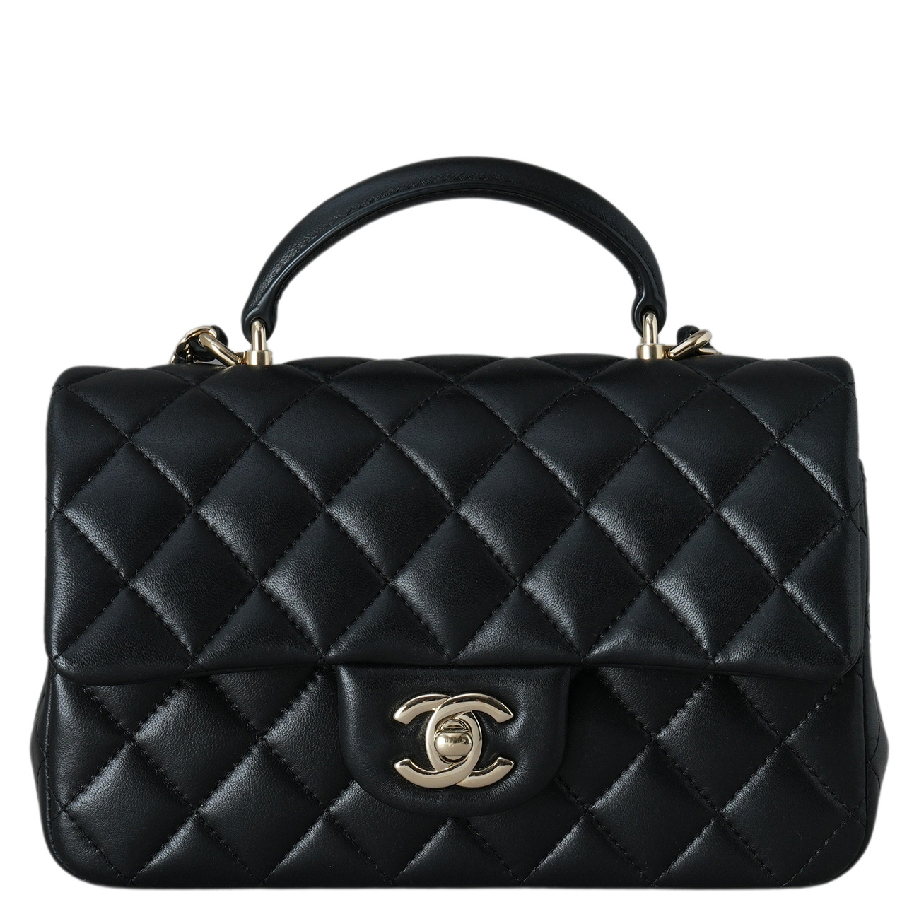 CHANEL(USED)샤넬 클래식 뉴미니 탑핸들