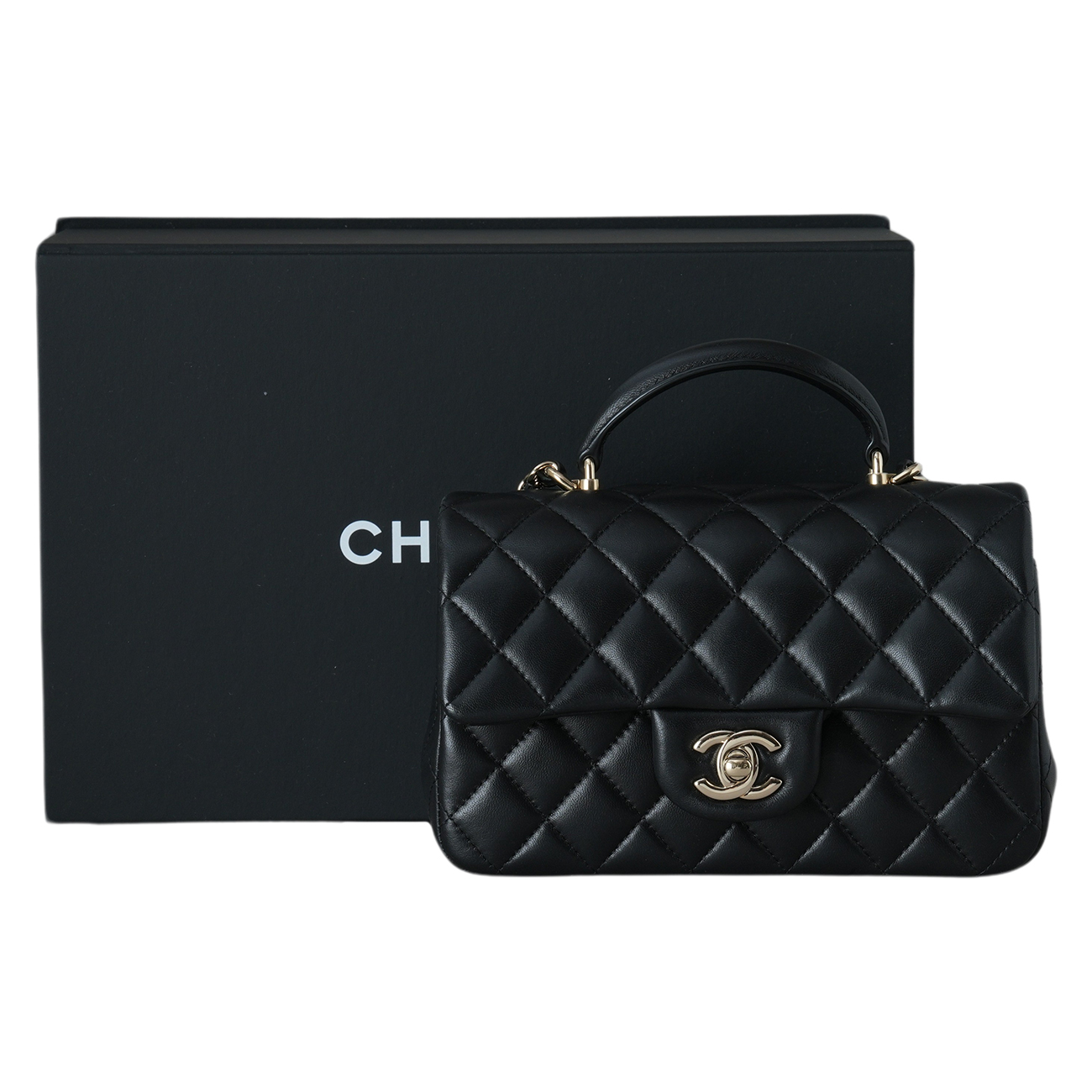 CHANEL(USED)샤넬 클래식 뉴미니 탑핸들