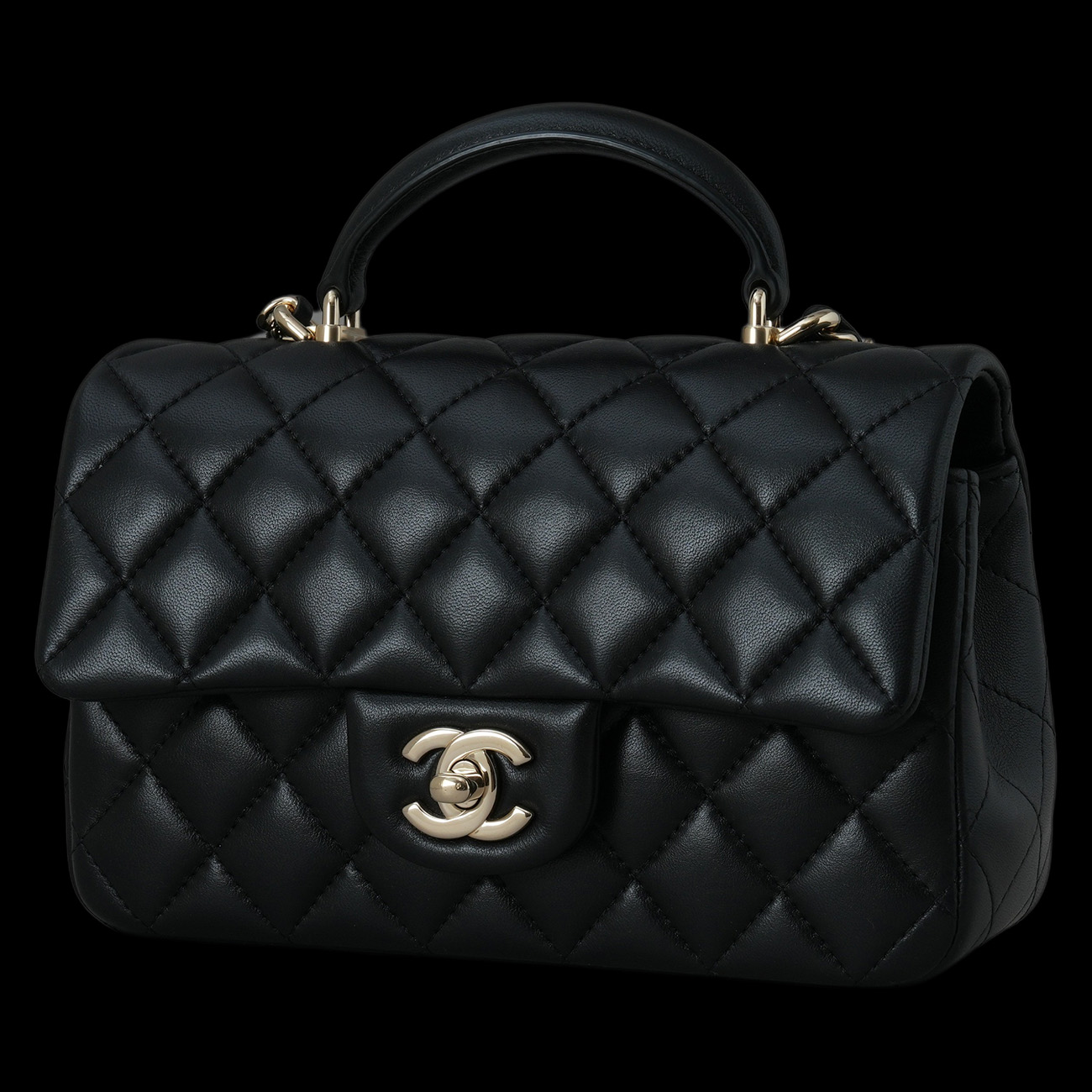 CHANEL(USED)샤넬 클래식 뉴미니 탑핸들