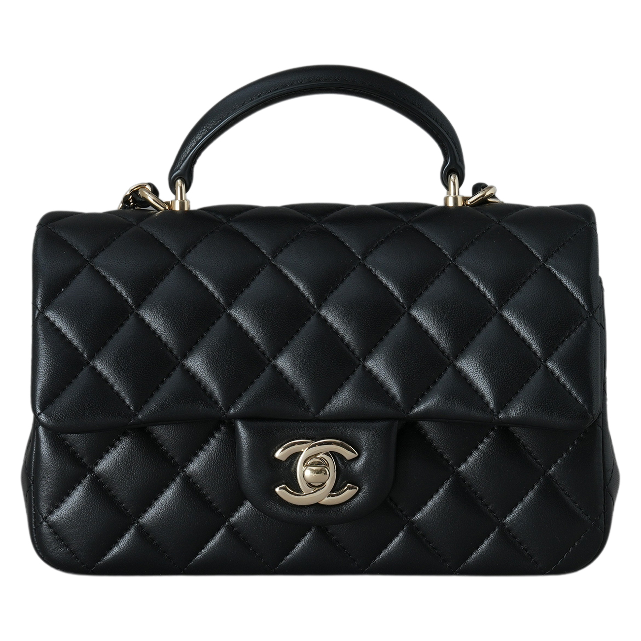 CHANEL(USED)샤넬 클래식 뉴미니 탑핸들