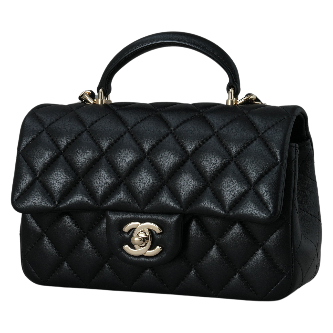 CHANEL(USED)샤넬 클래식 뉴미니 탑핸들
