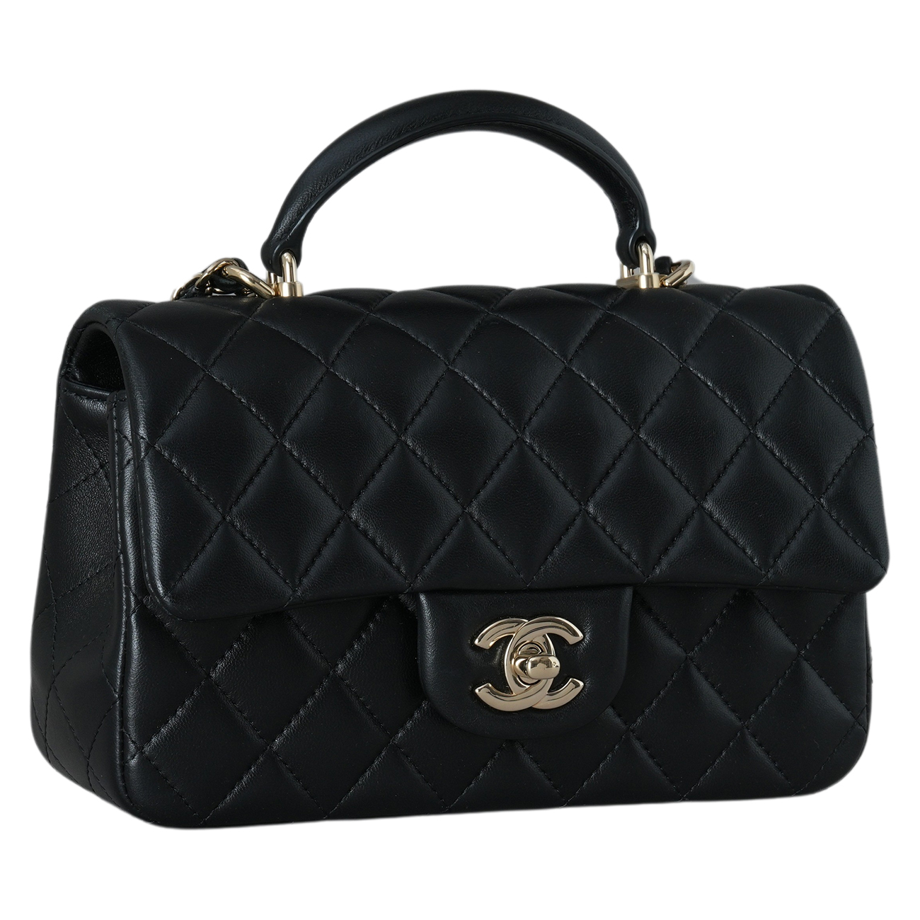 CHANEL(USED)샤넬 클래식 뉴미니 탑핸들