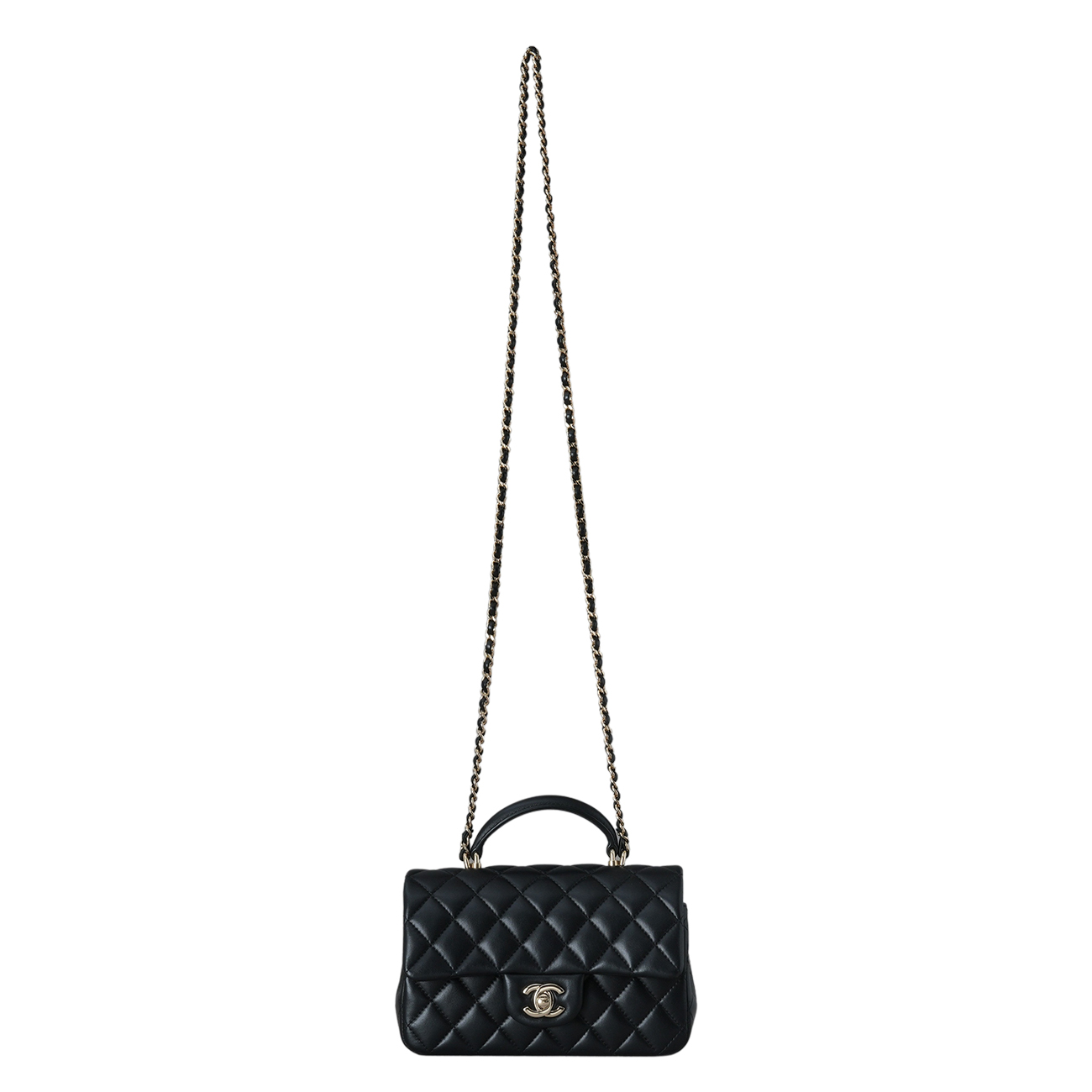 CHANEL(USED)샤넬 클래식 뉴미니 탑핸들