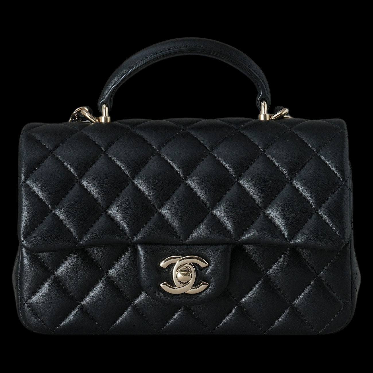 CHANEL(USED)샤넬 클래식 뉴미니 탑핸들