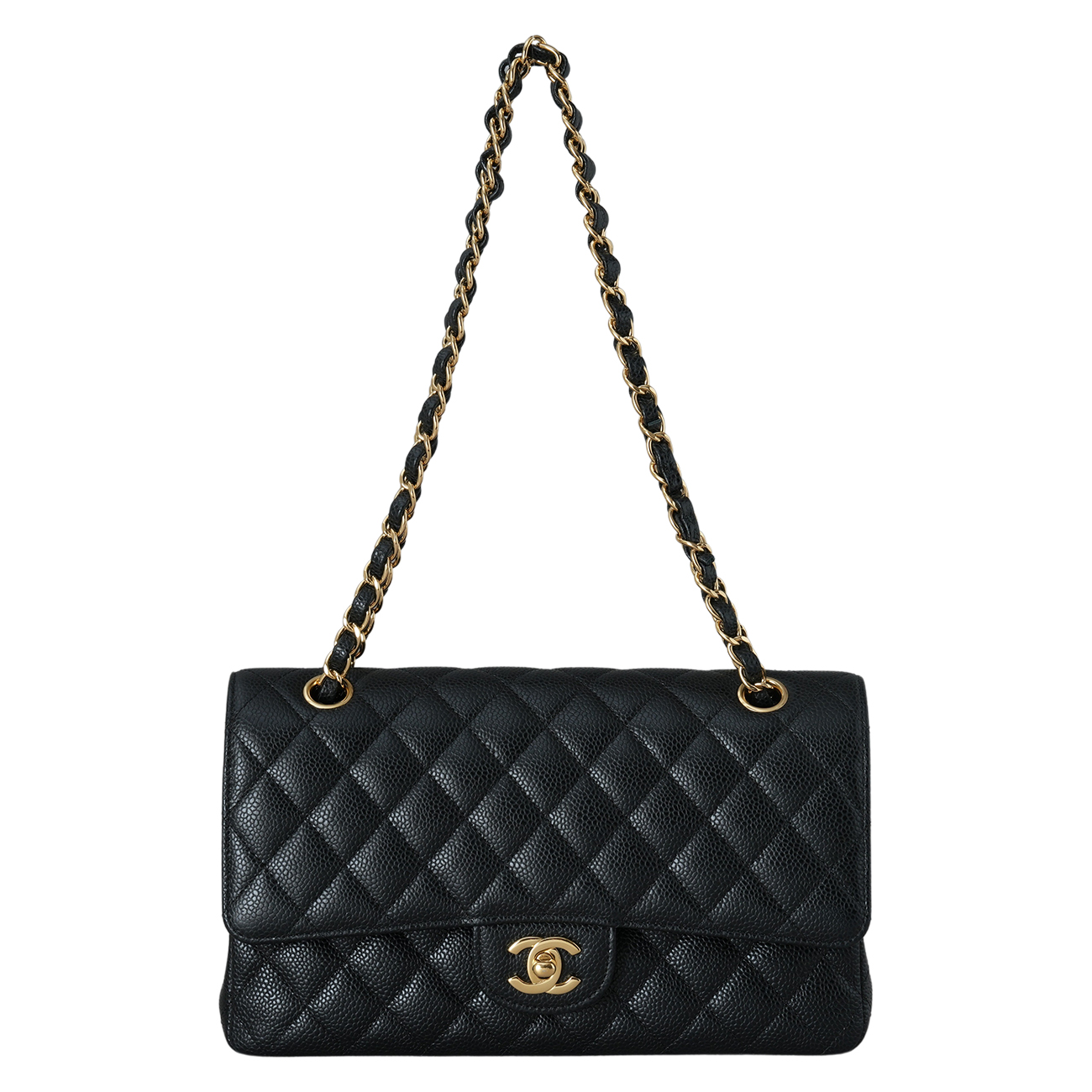 CHANEL(USED)샤넬 캐비어 클래식 미듐 플랩백