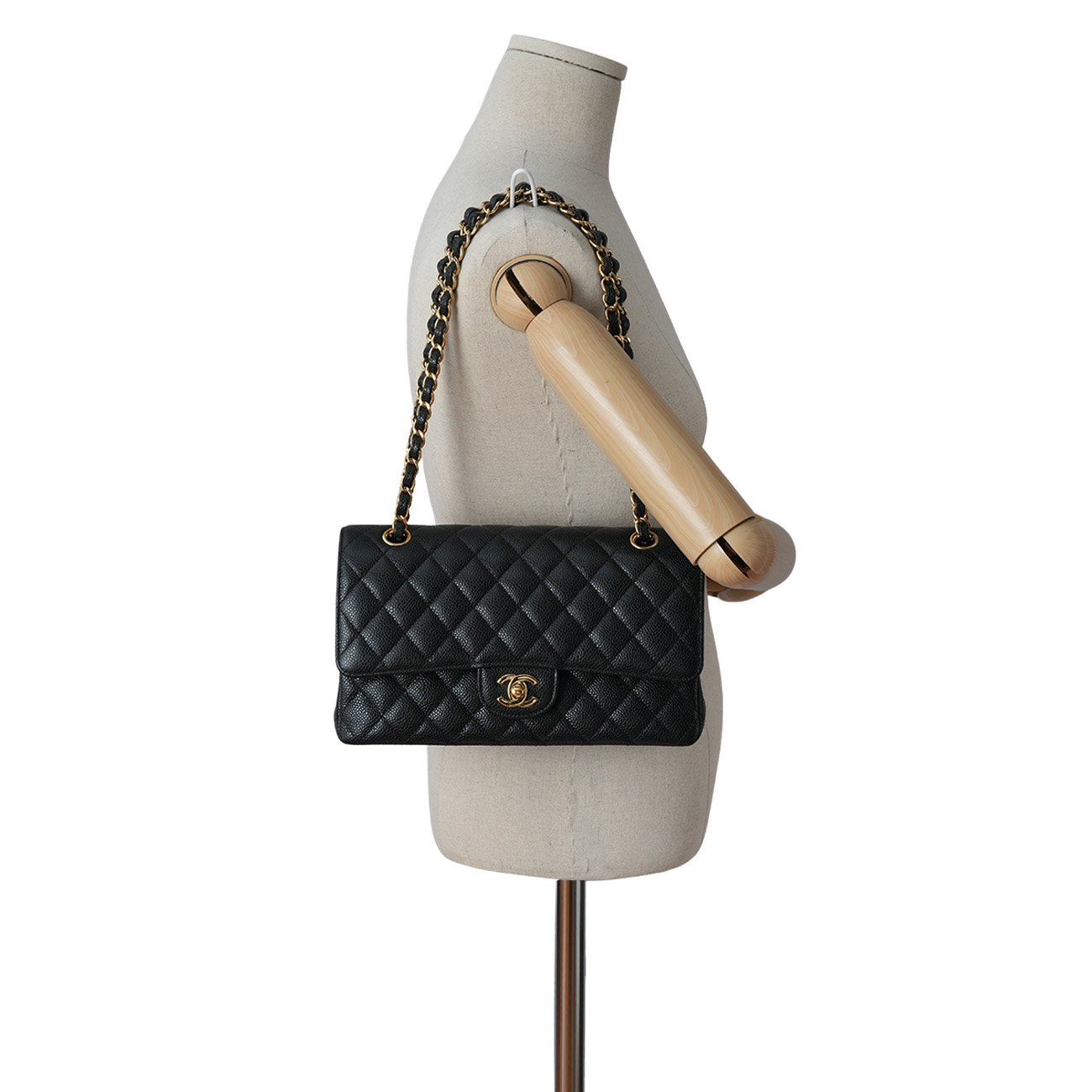 CHANEL(USED)샤넬 캐비어 클래식 미듐 플랩백