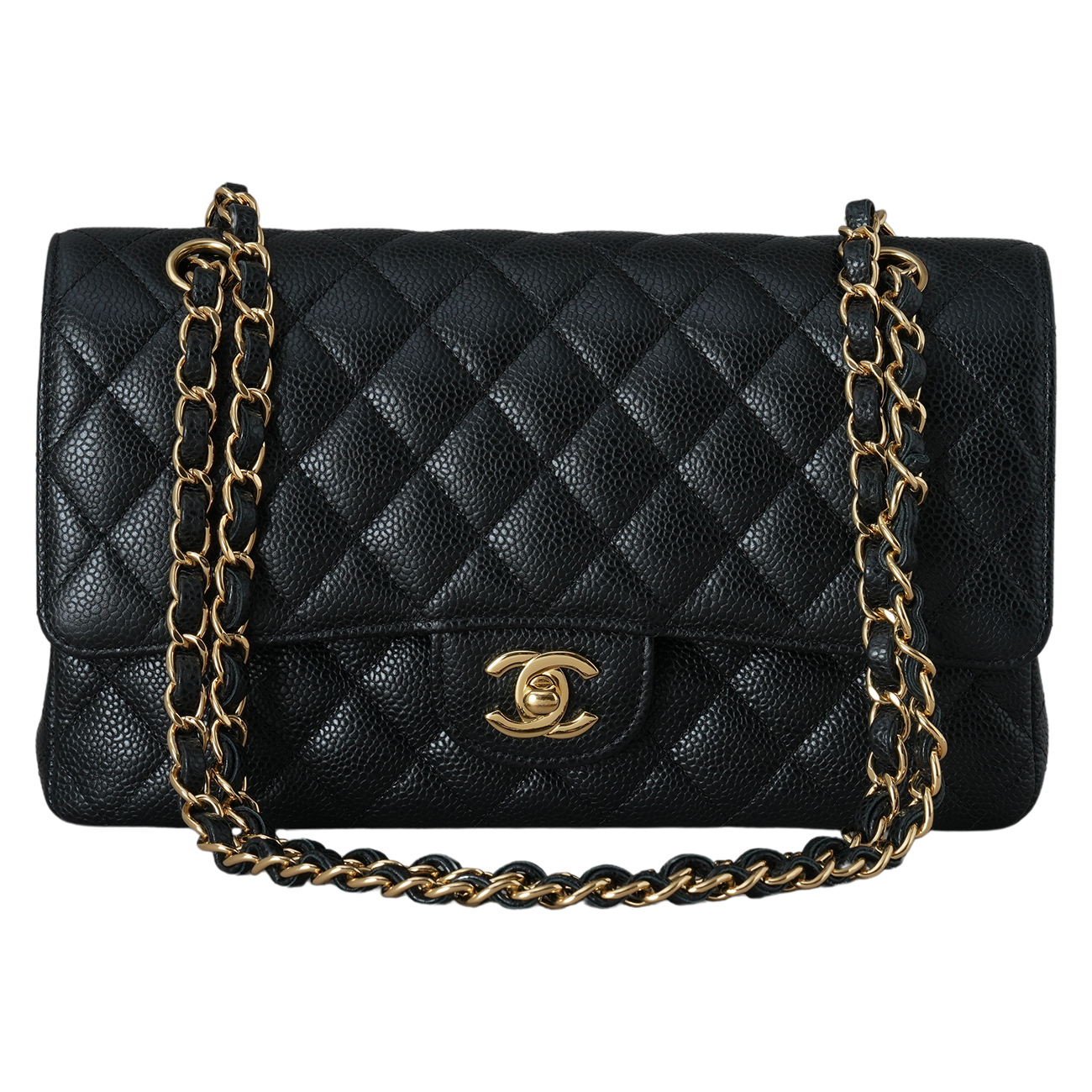 CHANEL(USED)샤넬 캐비어 클래식 미듐 플랩백