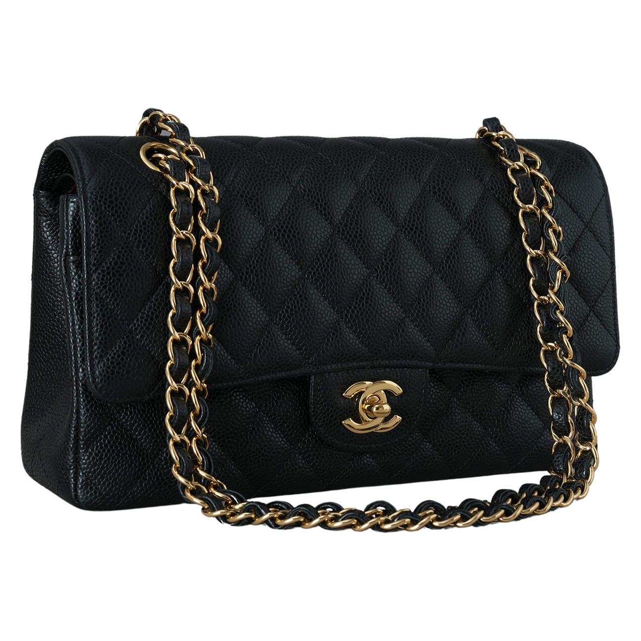 CHANEL(USED)샤넬 캐비어 클래식 미듐 플랩백