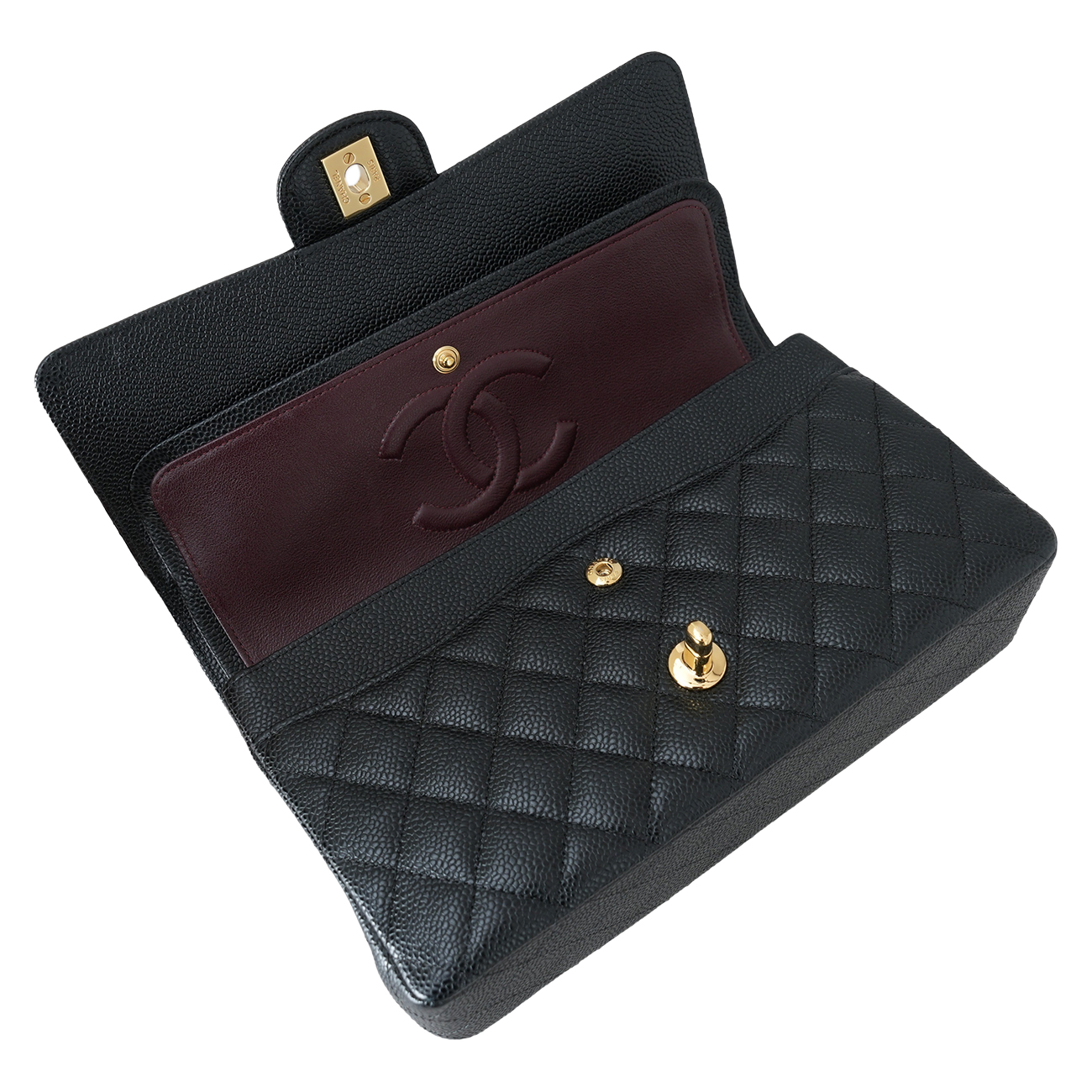 CHANEL(USED)샤넬 캐비어 클래식 미듐 플랩백