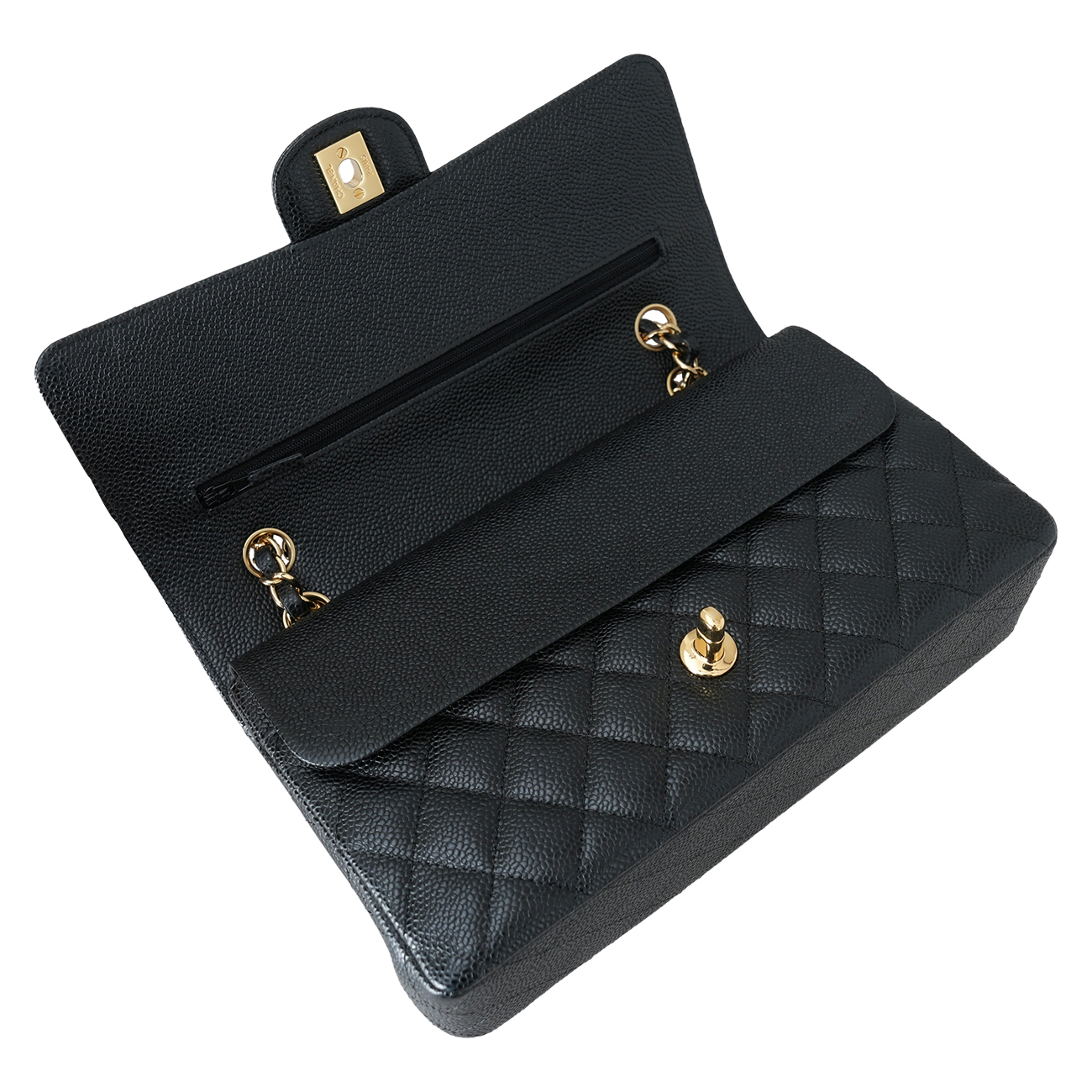 CHANEL(USED)샤넬 캐비어 클래식 미듐 플랩백