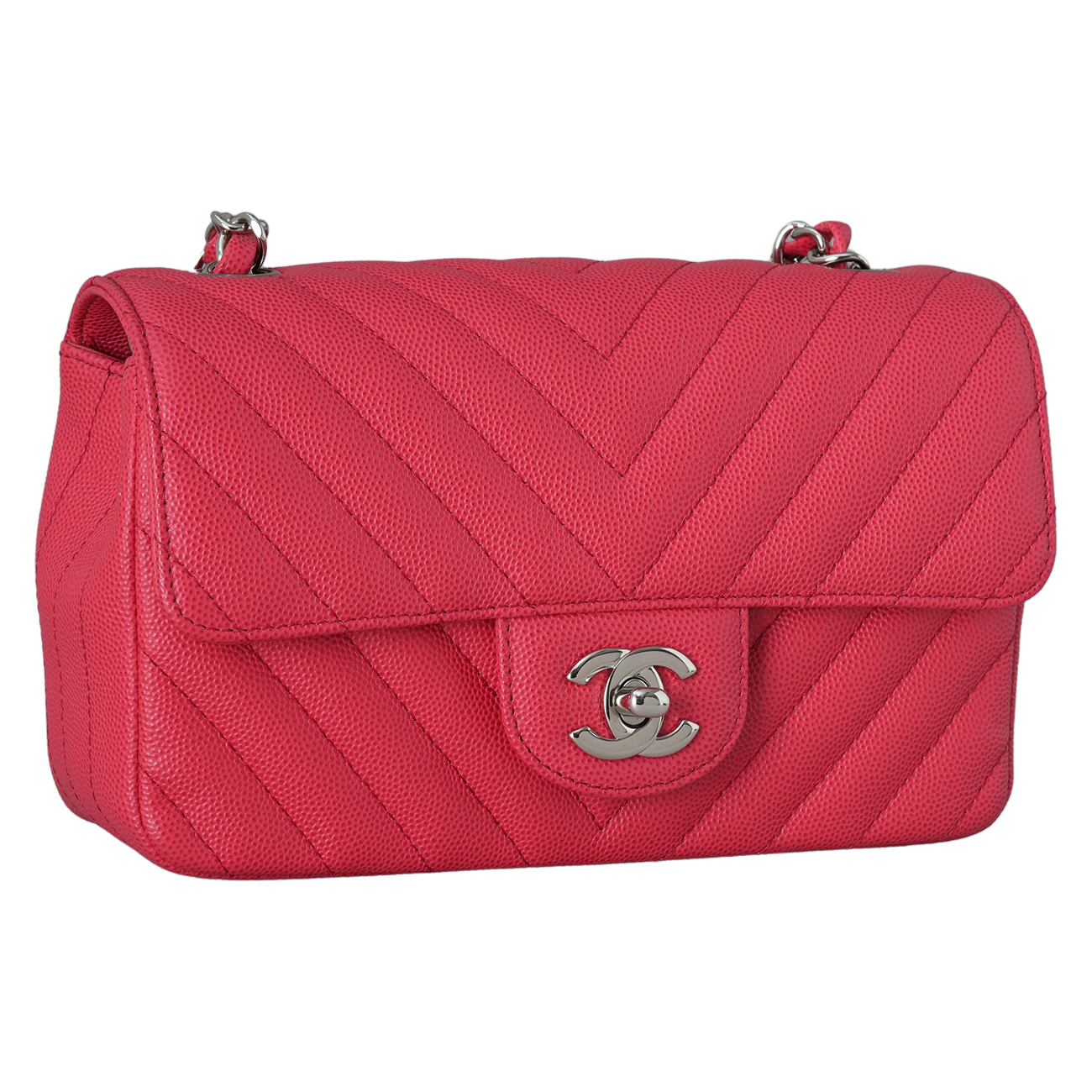 CHANEL(USED)샤넬 쉐브론 클래식 뉴미니 클래식 크로스백