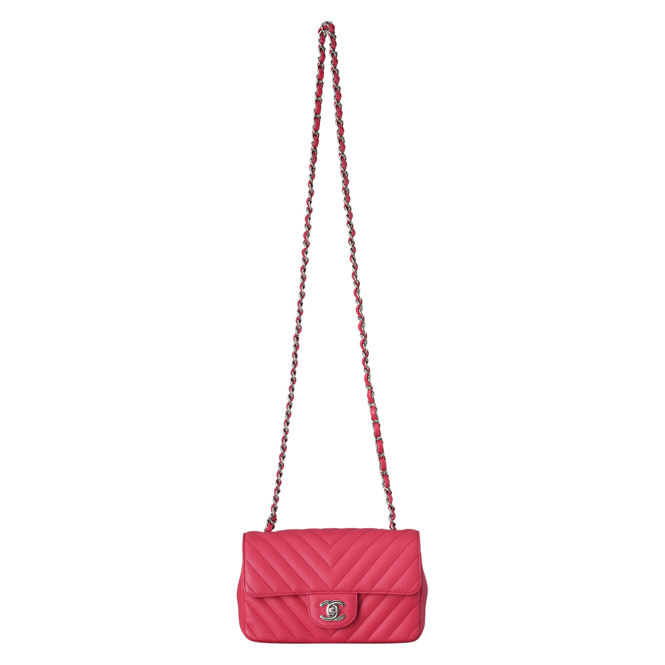CHANEL(USED)샤넬 쉐브론 클래식 뉴미니 클래식 크로스백