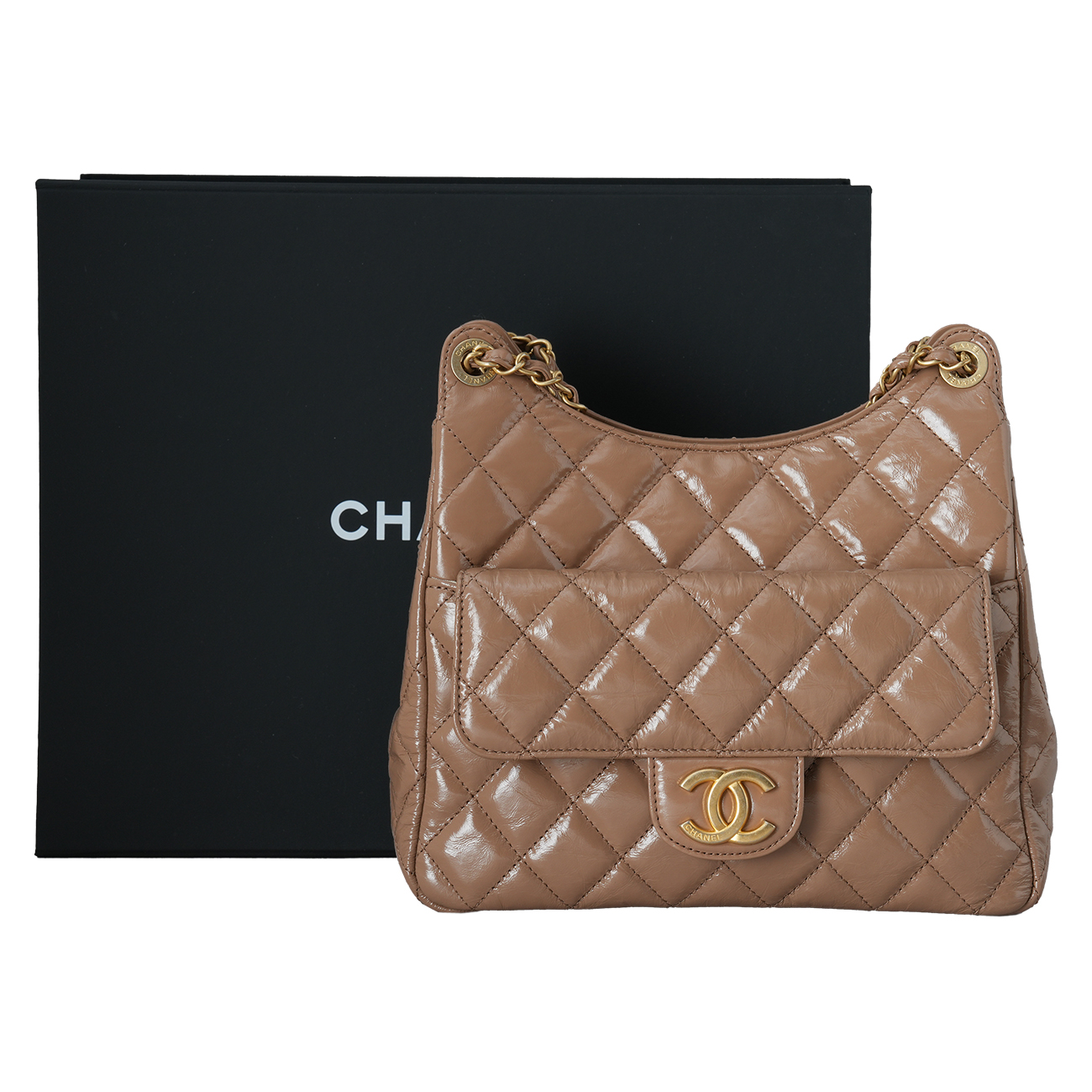 CHANEL(USED)샤넬 AS4322 포켓 체인 호보백