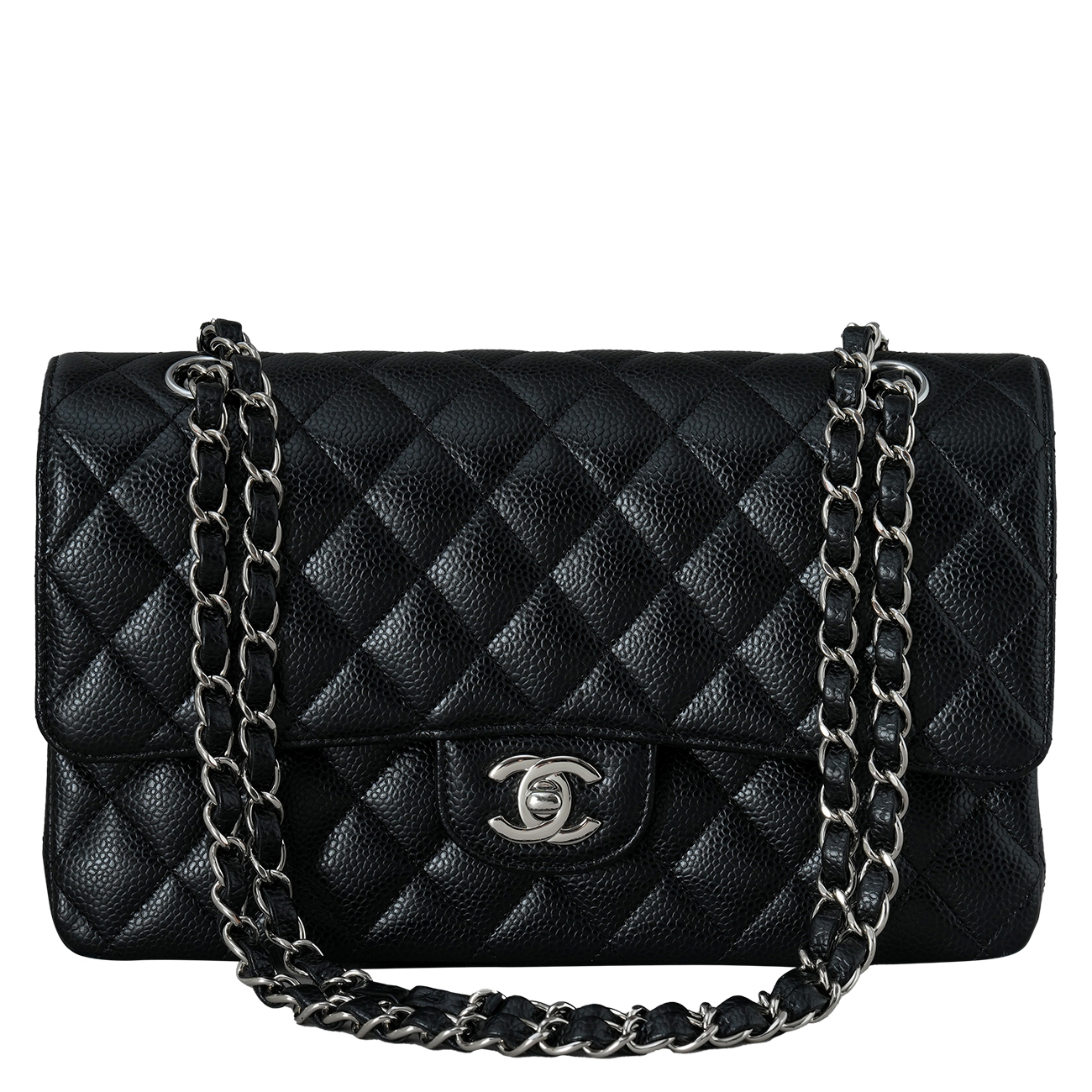 CHANEL(USED)샤넬 캐비어 클래식 미듐 플랩백