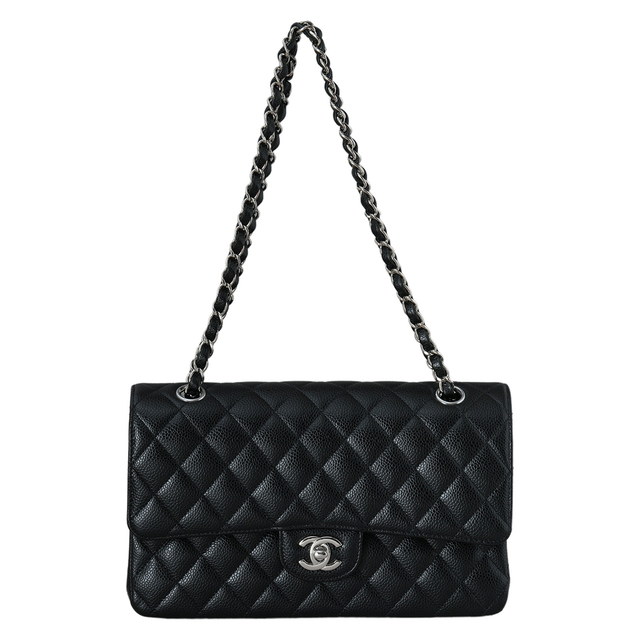 CHANEL(USED)샤넬 캐비어 클래식 미듐 플랩백