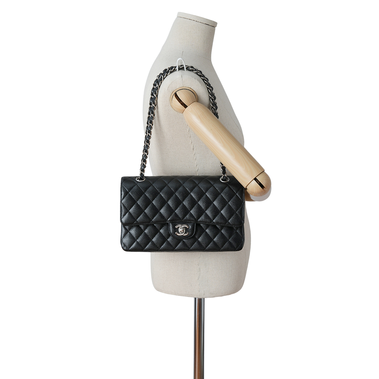 CHANEL(USED)샤넬 캐비어 클래식 미듐 플랩백