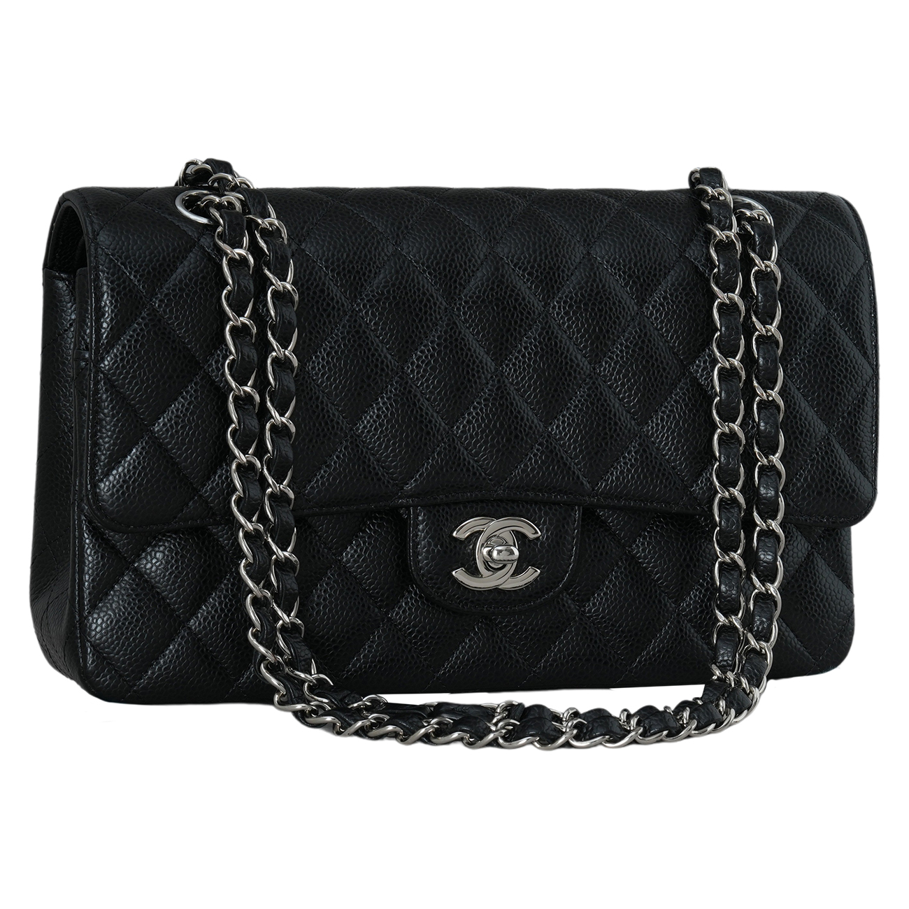 CHANEL(USED)샤넬 캐비어 클래식 미듐 플랩백