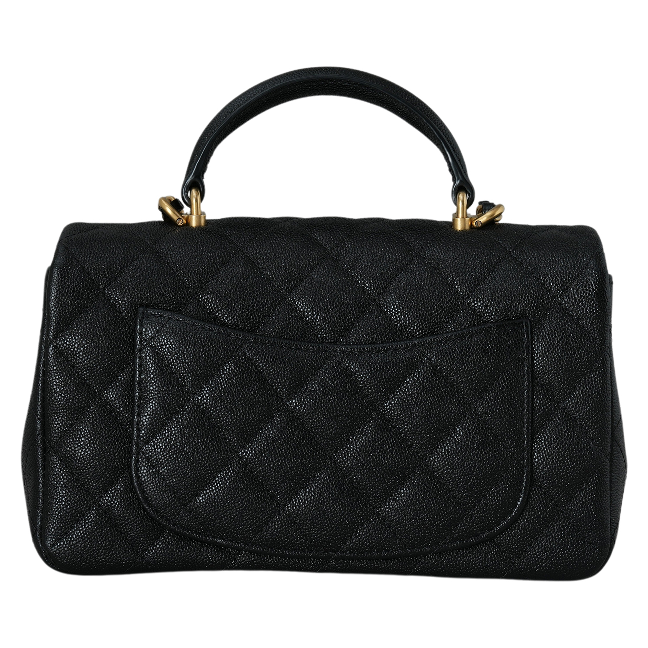CHANEL(USED)샤넬 캐비어 클래식 뉴미니 탑핸들