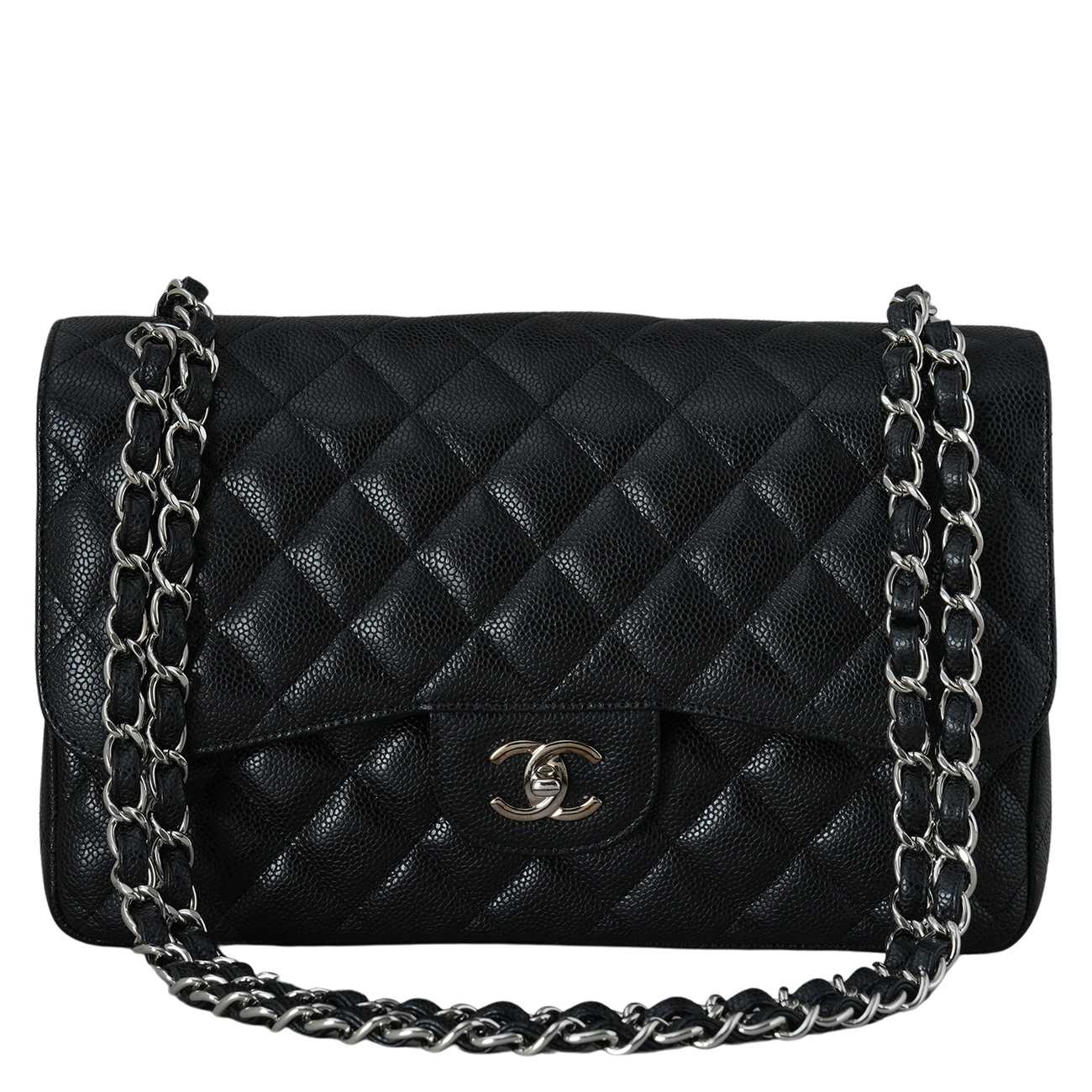 CHANEL(USED)샤넬 클래식 캐비어 라지 플랩백