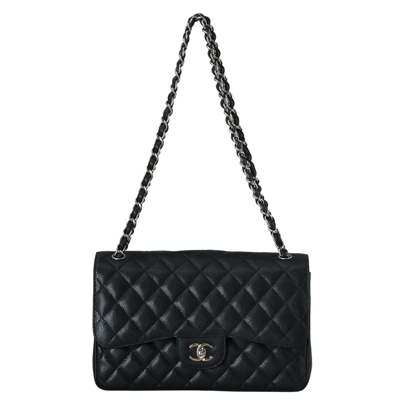CHANEL(USED)샤넬 클래식 캐비어 라지 플랩백