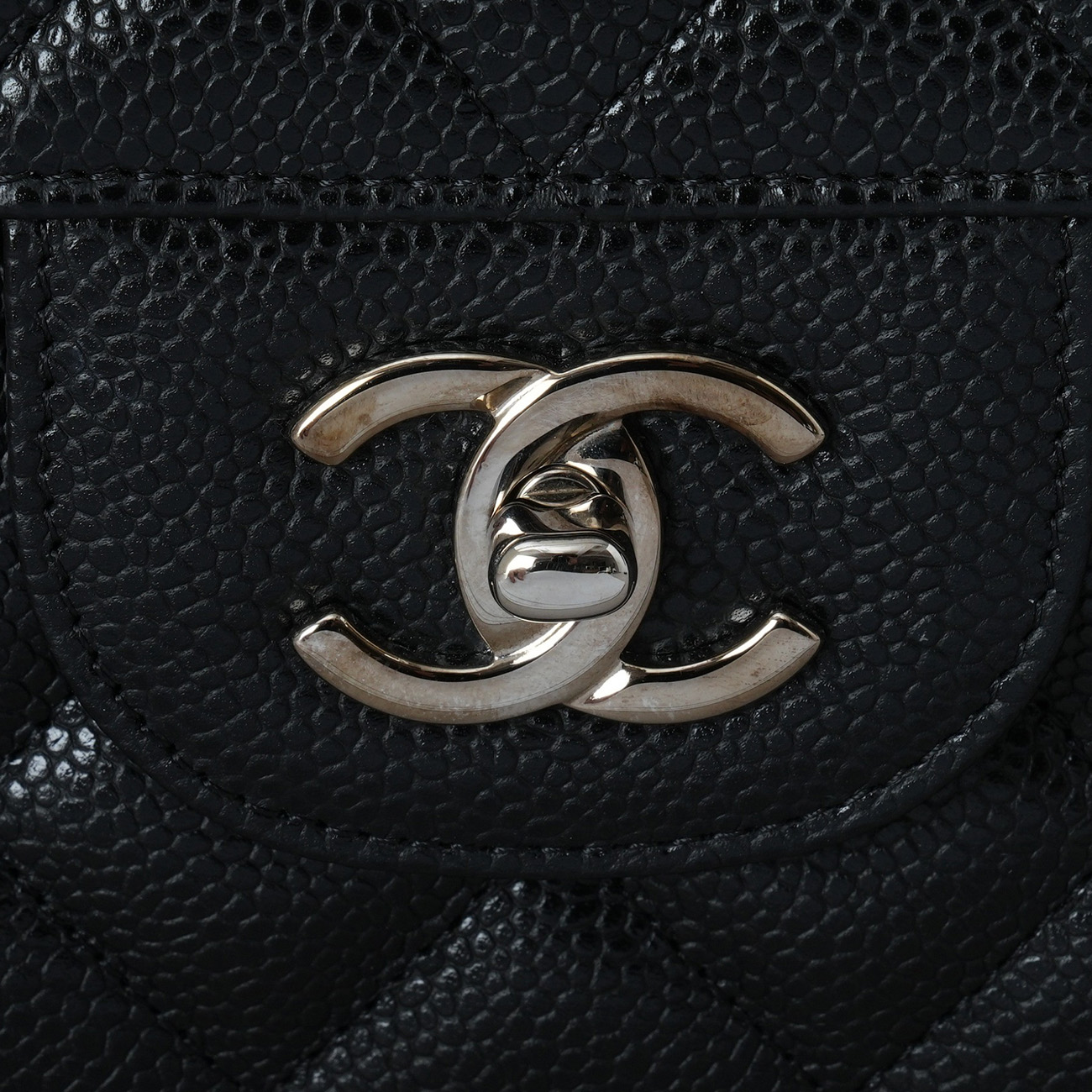 CHANEL(USED)샤넬 클래식 캐비어 라지 플랩백