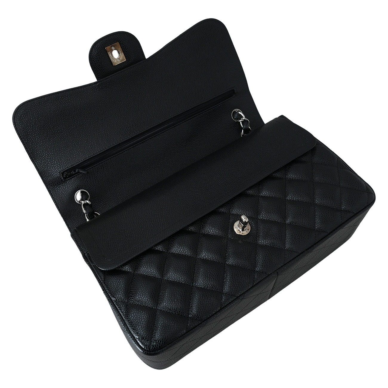 CHANEL(USED)샤넬 클래식 캐비어 라지 플랩백