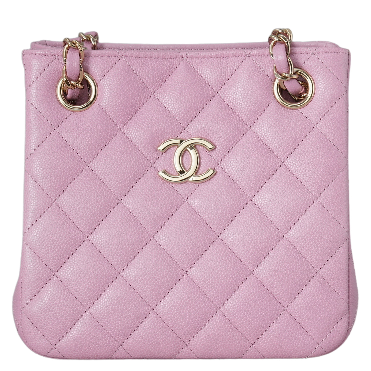 CHANEL(USED)샤넬 AS3176 캐비어 클래식 미니 버킷백