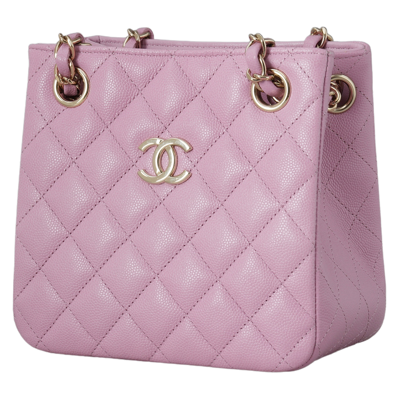 CHANEL(USED)샤넬 AS3176 캐비어 클래식 미니 버킷백