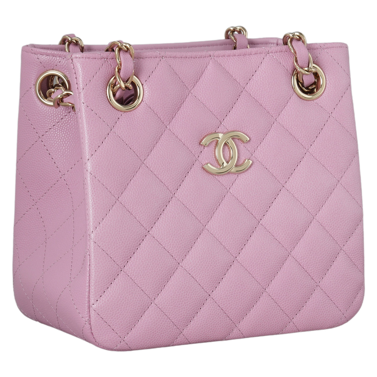 CHANEL(USED)샤넬 AS3176 캐비어 클래식 미니 버킷백
