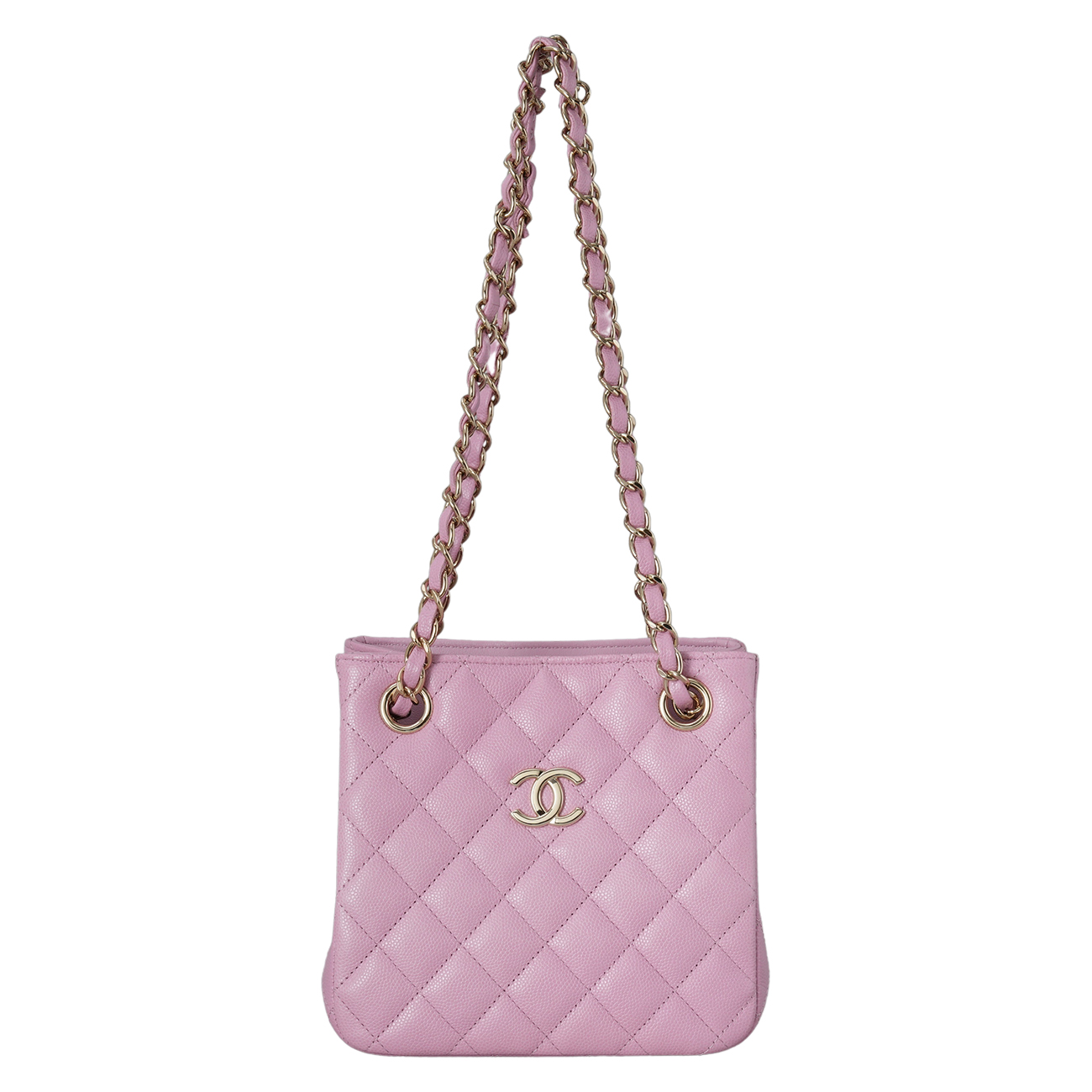 CHANEL(USED)샤넬 AS3176 캐비어 클래식 미니 버킷백