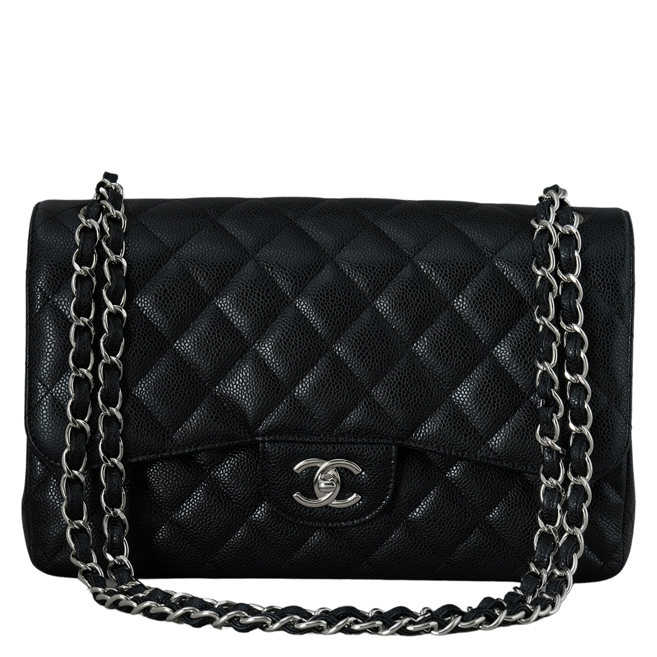 CHANEL(USED)샤넬 캐비어 클래식 라지 플랩백
