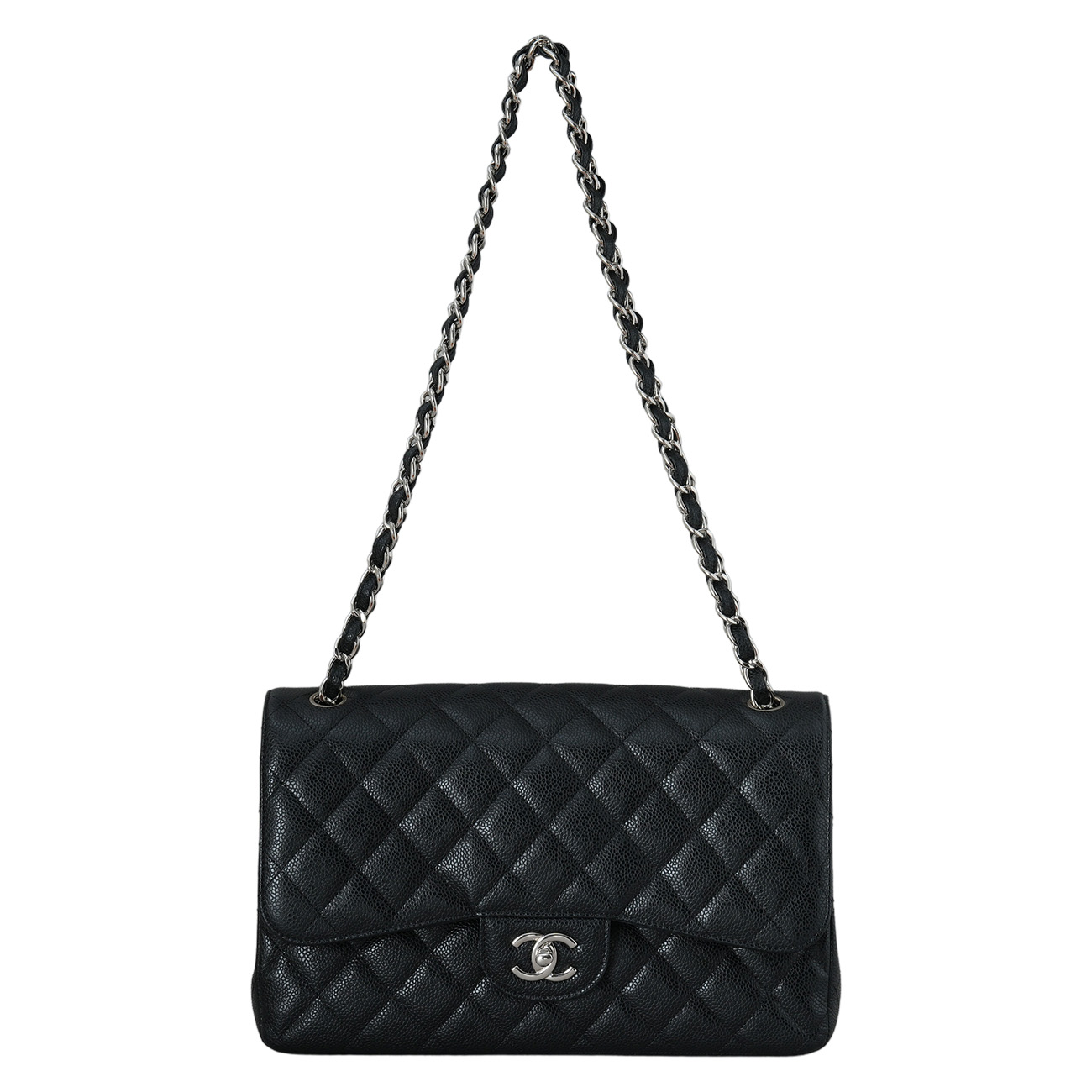 CHANEL(USED)샤넬 캐비어 클래식 라지 플랩백
