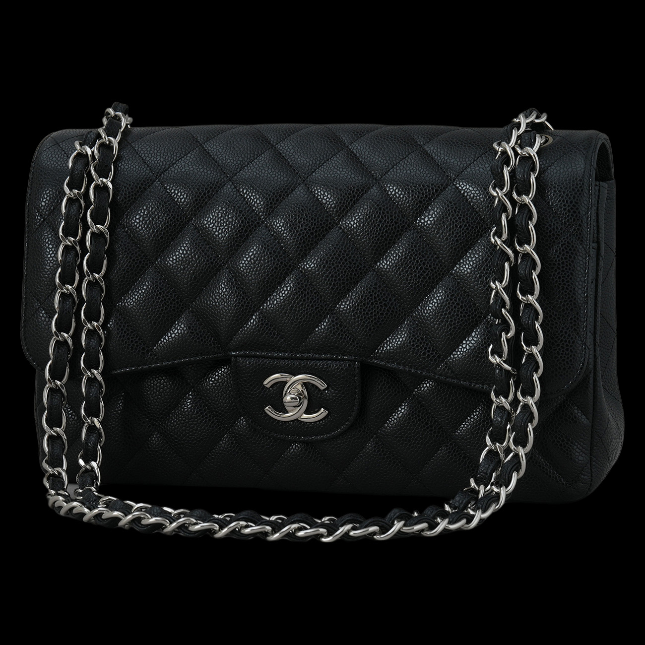 CHANEL(USED)샤넬 캐비어 클래식 라지 플랩백