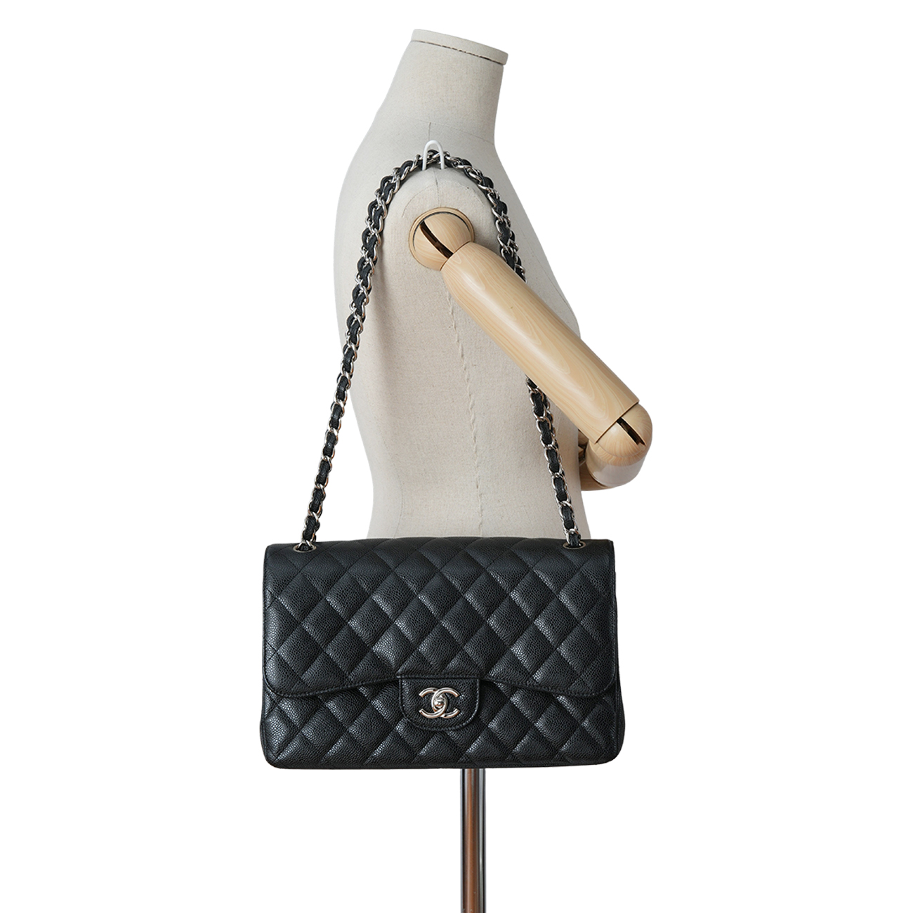 CHANEL(USED)샤넬 캐비어 클래식 라지 플랩백