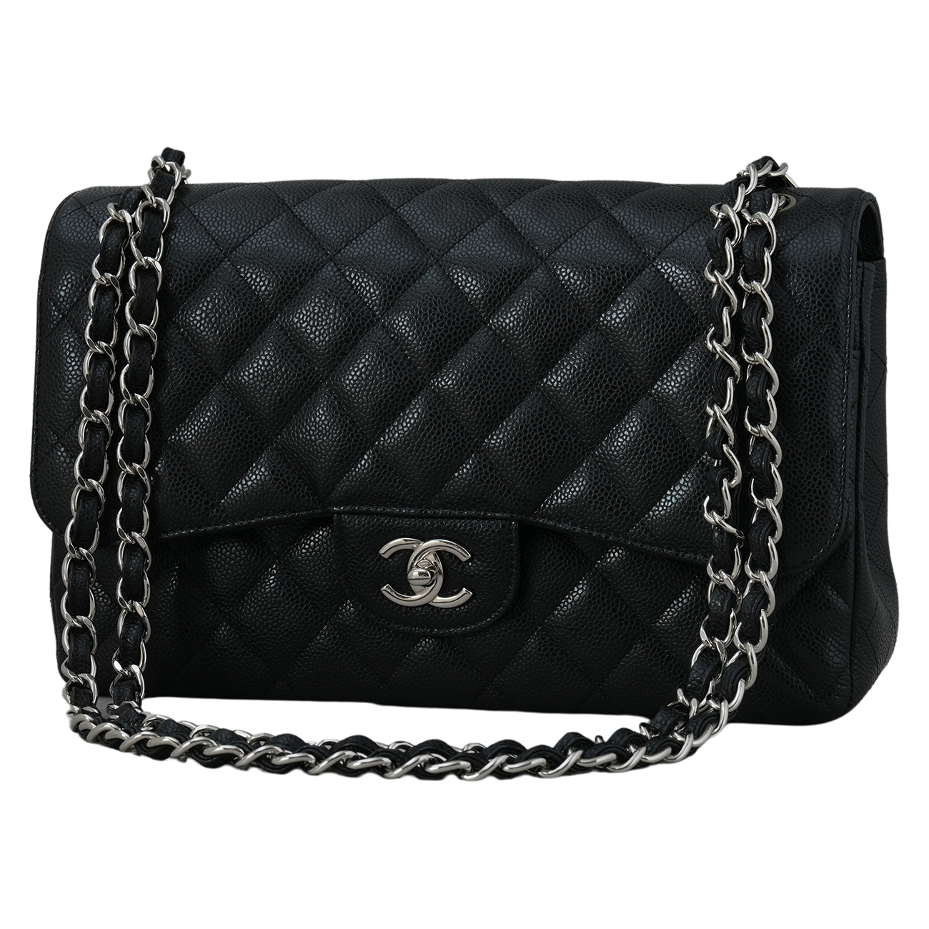 CHANEL(USED)샤넬 캐비어 클래식 라지 플랩백