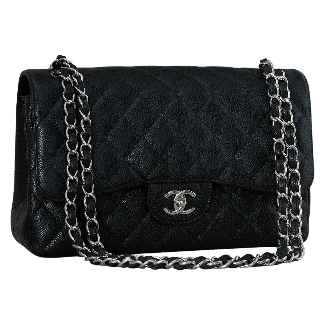 CHANEL(USED)샤넬 캐비어 클래식 라지 플랩백