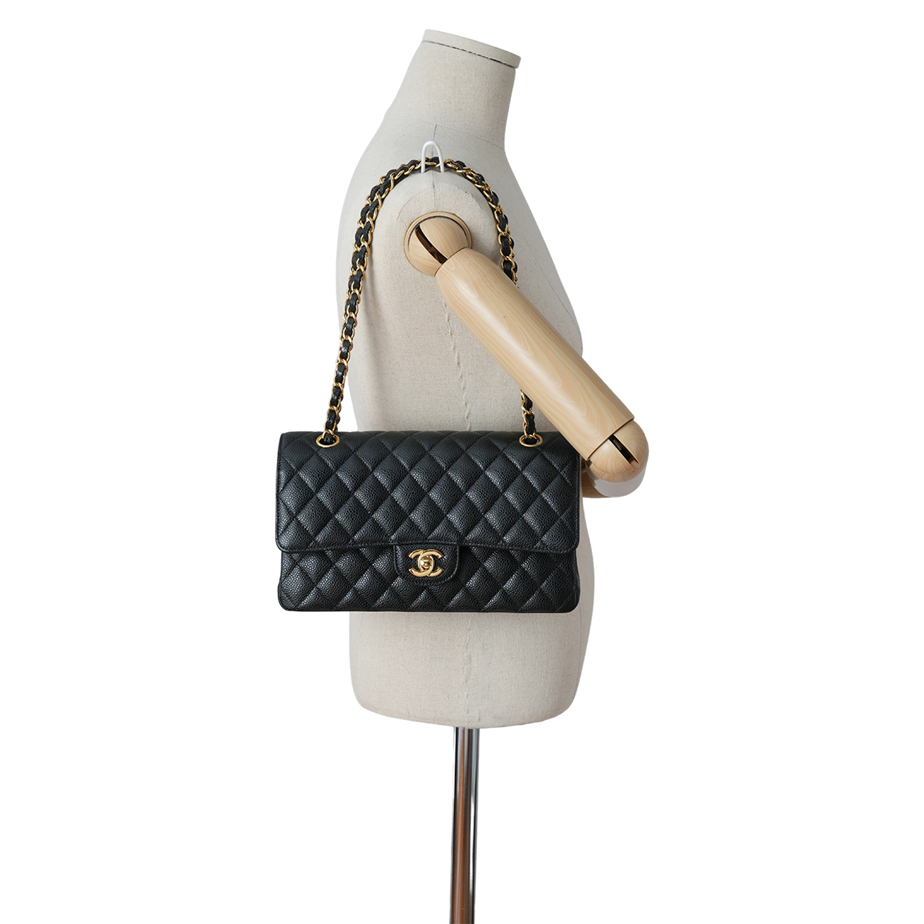 CHANEL(USED)샤넬 캐비어 클래식 미듐 플랩백