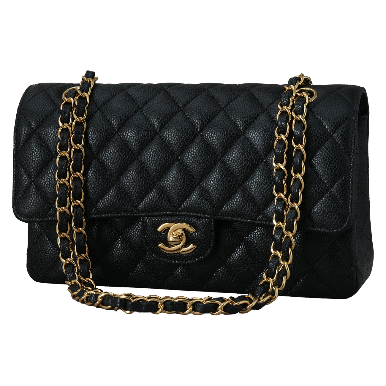 CHANEL(USED)샤넬 캐비어 클래식 미듐 플랩백