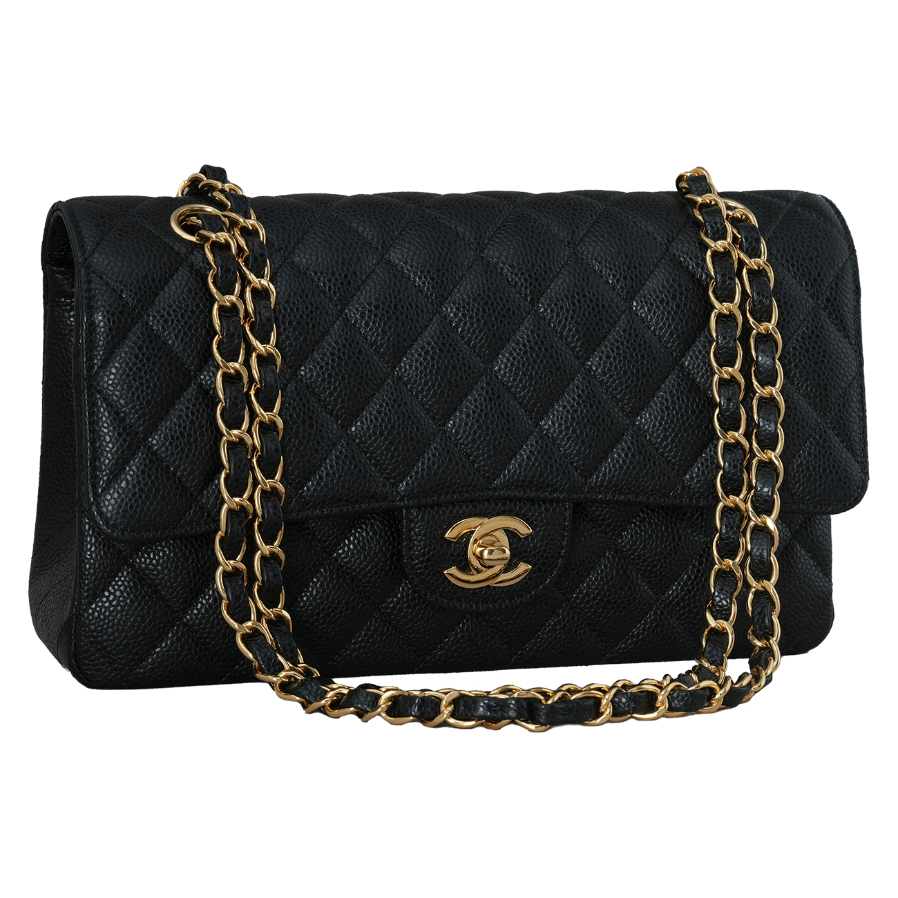 CHANEL(USED)샤넬 캐비어 클래식 미듐 플랩백