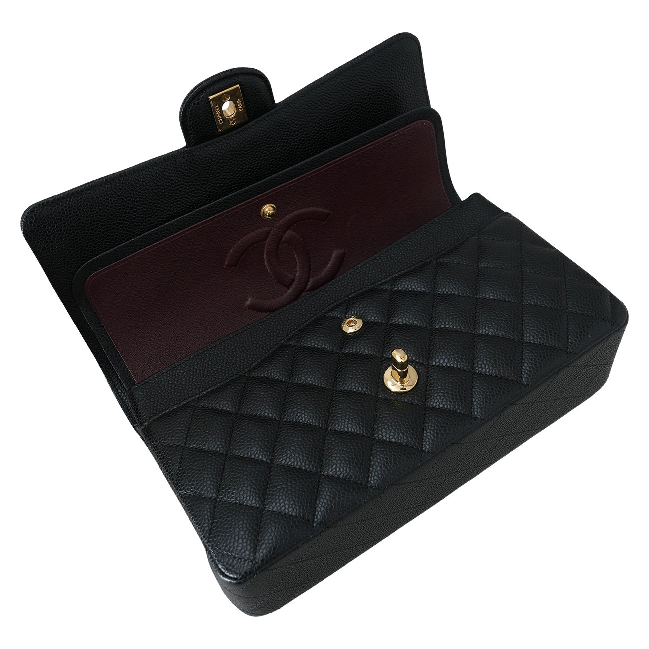 CHANEL(USED)샤넬 캐비어 클래식 미듐 플랩백