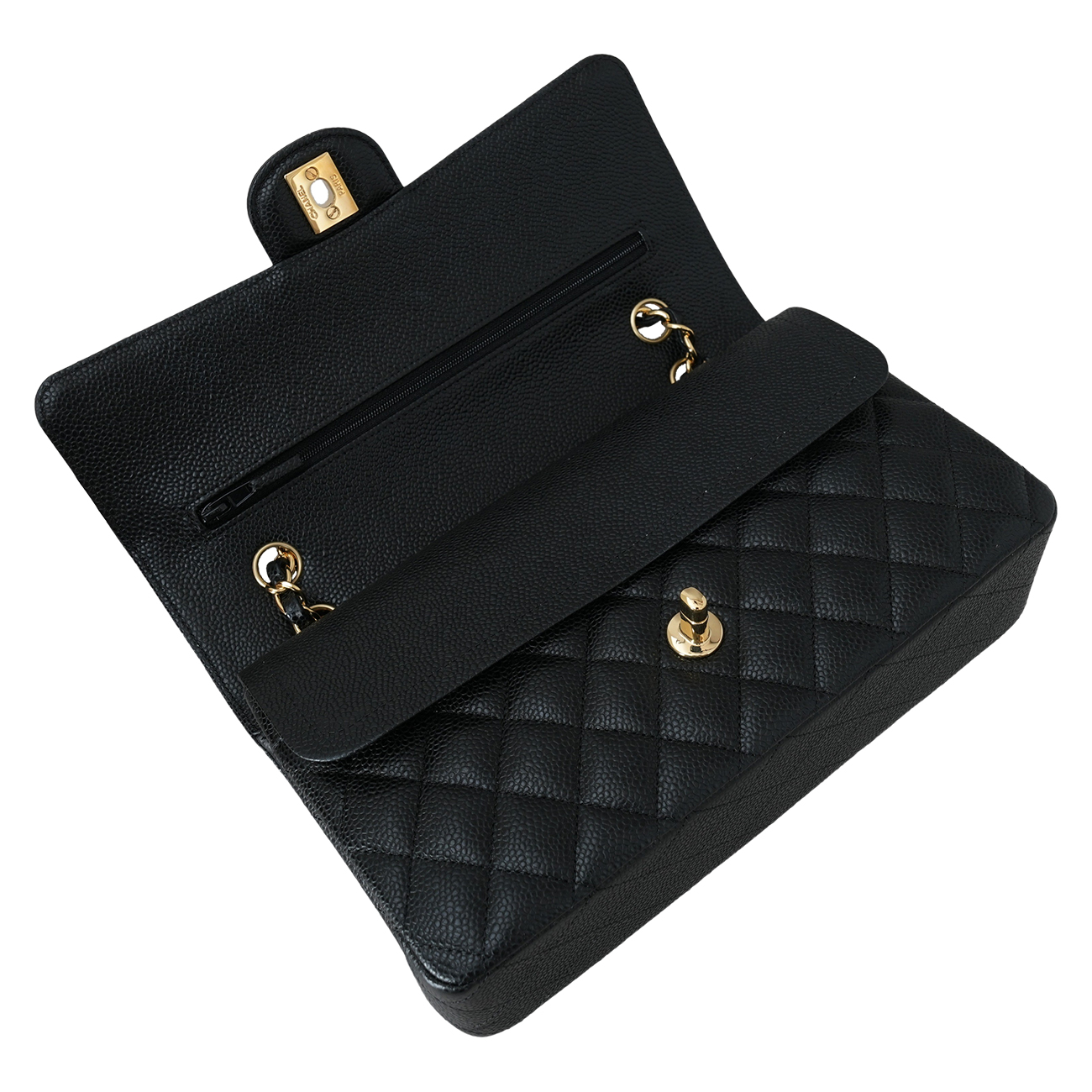 CHANEL(USED)샤넬 캐비어 클래식 미듐 플랩백