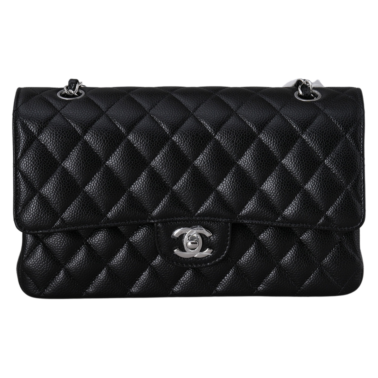 CHANEL(USED)샤넬 캐비어 클래식 미듐 플랩백