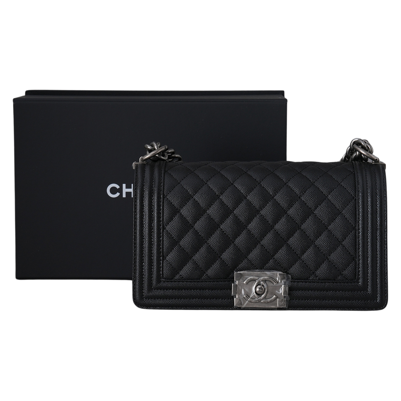 CHANEL(NEW)샤넬 캐비어 보이샤넬 미듐 플랩백 (새상품)NEW PRODUCT