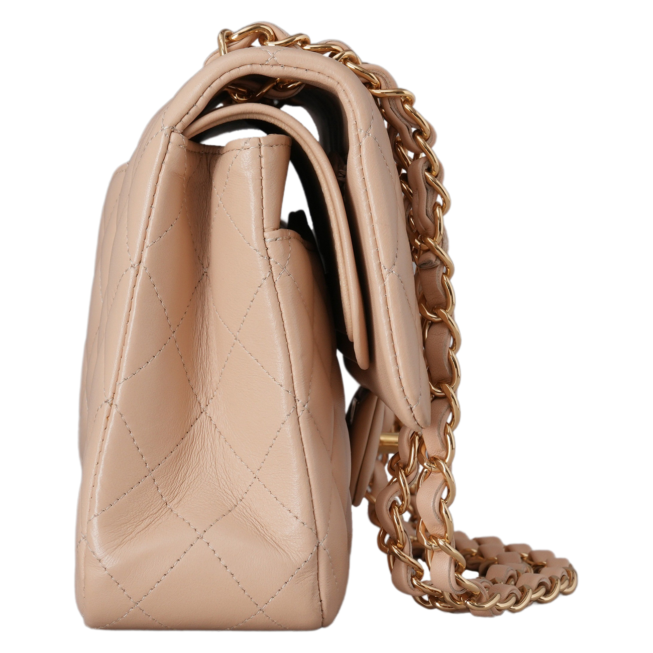 CHANEL(USED)샤넬 램스킨 클래식 미듐 플랩백