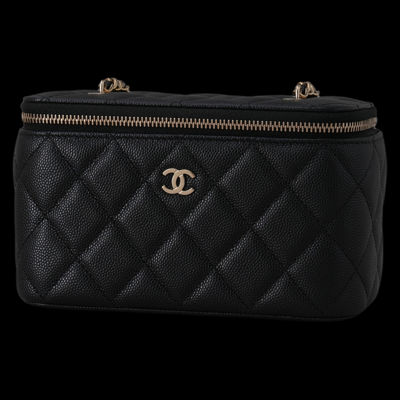 CHANEL(USED)샤넬 AP1341 베니티 캐비어 체인 크로스백