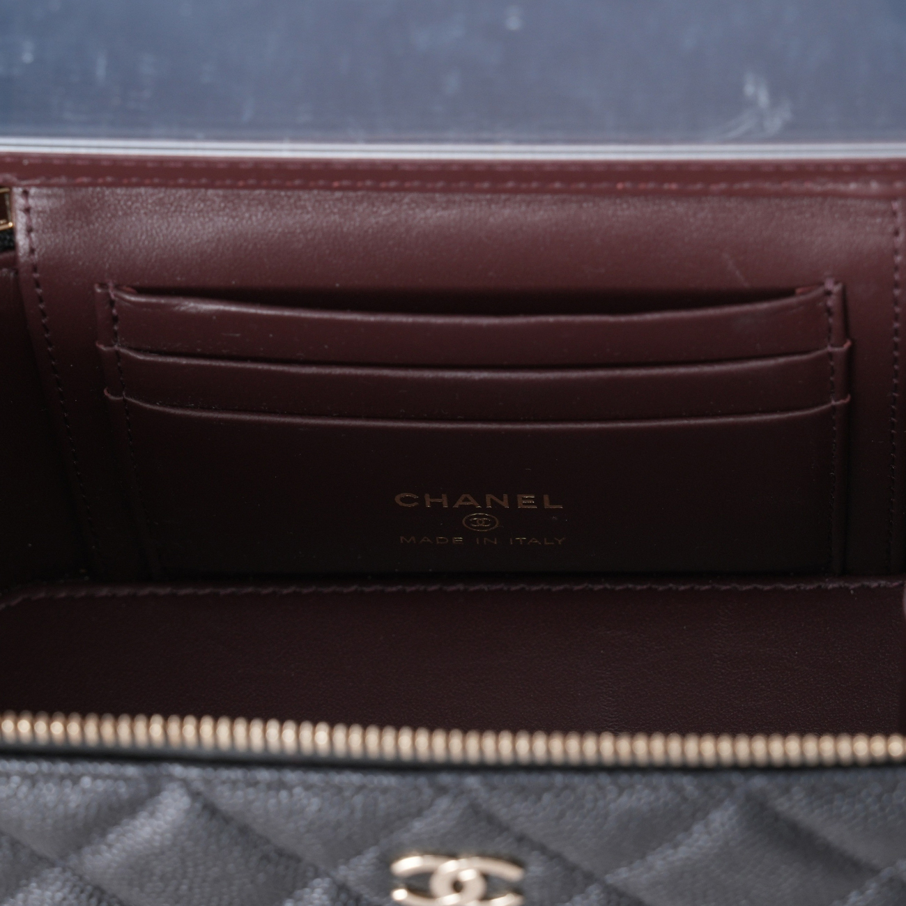 CHANEL(USED)샤넬 AP1341 베니티 캐비어 체인 크로스백