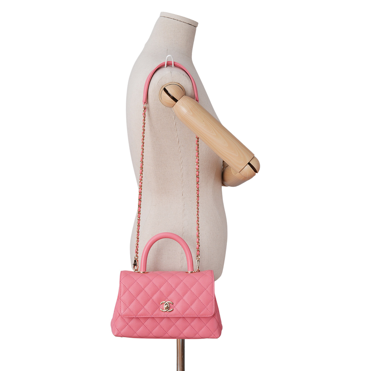 CHANEL(USED)샤넬 캐비어 코코핸들 스몰