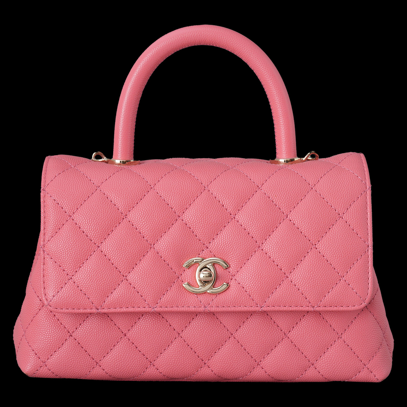 CHANEL(USED)샤넬 캐비어 코코핸들 스몰