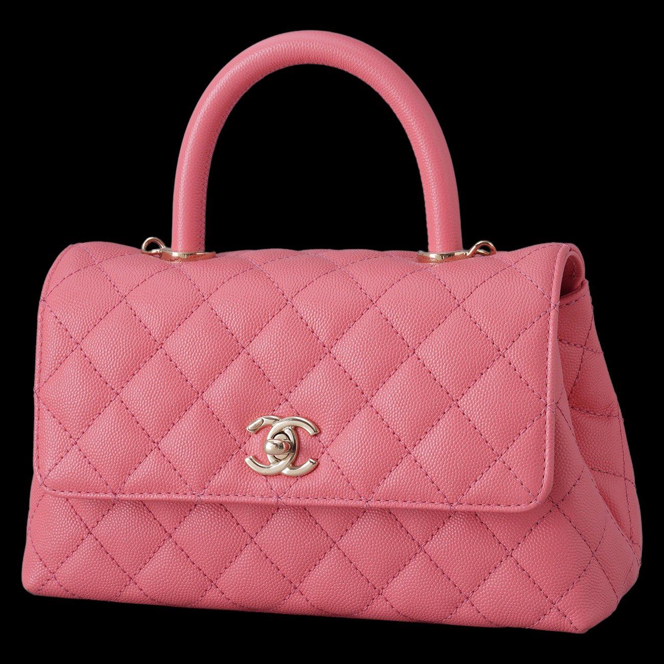 CHANEL(USED)샤넬 캐비어 코코핸들 스몰